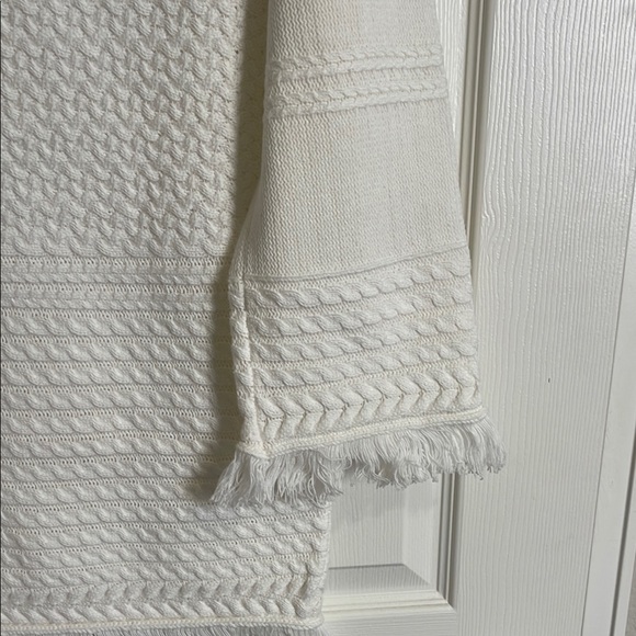 Lulus White Sweater Dress with Fringe - Picture 7 of 7